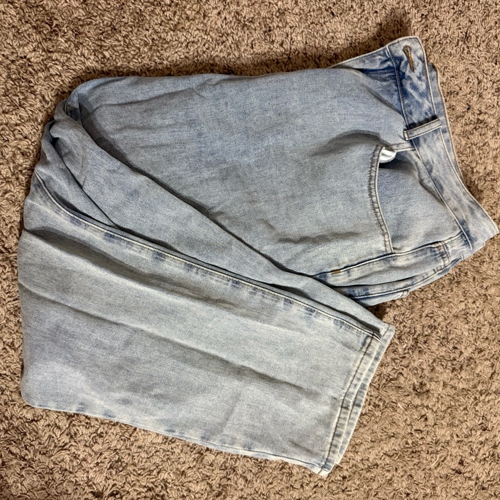 SHEIN Sky Blue Denim Pants